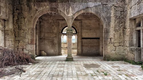 Entrance of historic building