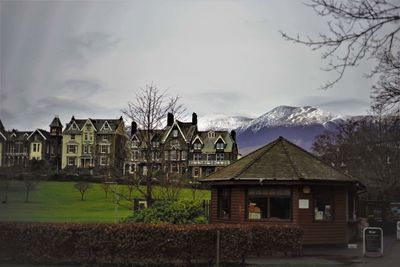 Houses against sky