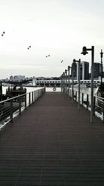 Pier on calm sea