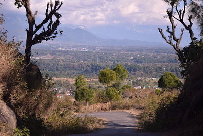 Scenic view of landscape against sky