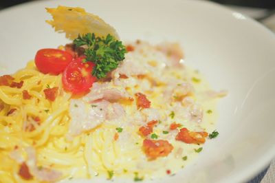 Close-up of salad in plate