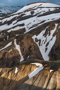 Landmannalaugar snow