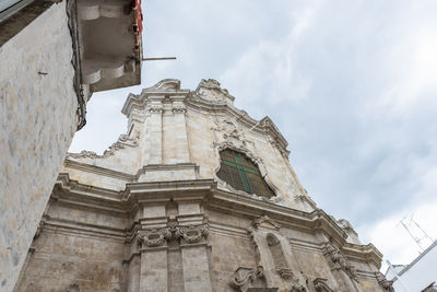 Low angle view of building against sky