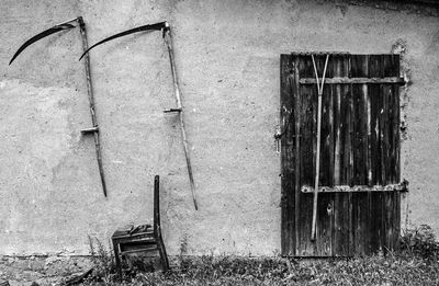 Close-up of built structure