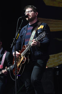 Young man playing guitar