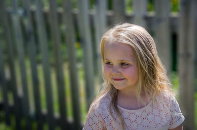 Portrait of a smiling girl