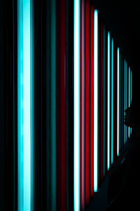Close-up of multi colored man