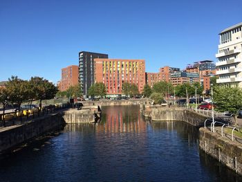 View from the royal albert dock - a complex of dock buildings and warehouses in liverpool, england