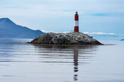 Lighthouse at seaside