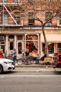 Bicycle on street in city