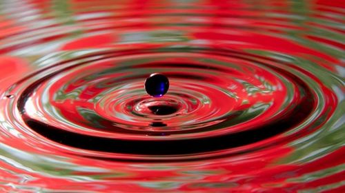 Detail shot of water