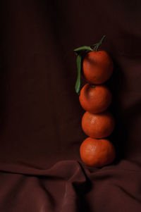 Close-up of clementines 