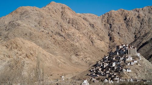 Panoramic view of town