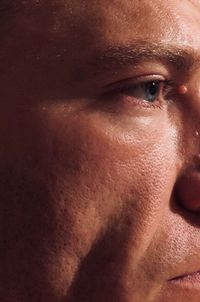 Close-up portrait of man