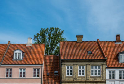 Old houses on aaboulevarden, horsens