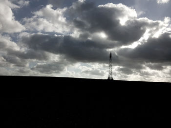 Low angle view of cloudy sky