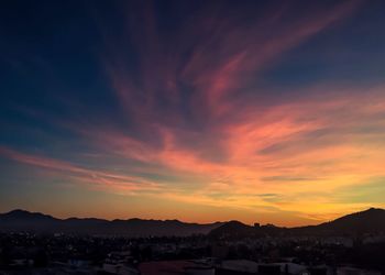 Cityscape at sunset