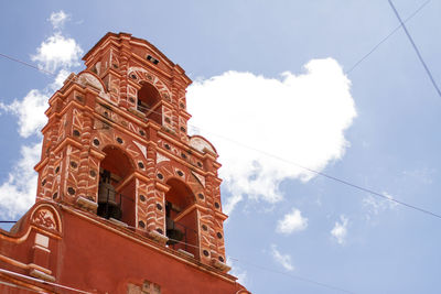 Low angle view of building against sky