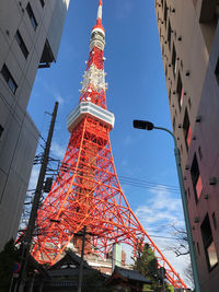 Low angle view of buildings against sky