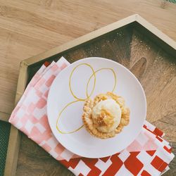 Close-up of food on table