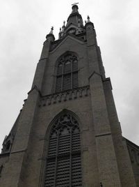 Low angle view of church against sky