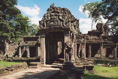 Entrance of old building