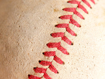 Full frame shot of baseball