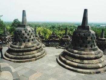 Stupas at temple