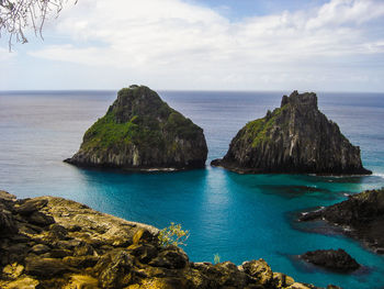 Panoramic view of sea against sky