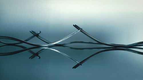 Close-up of barbed wire