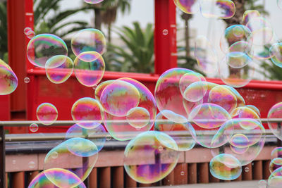 Close-up of bubbles