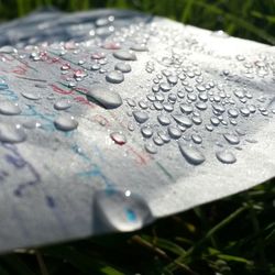 Close-up of water drops on surface