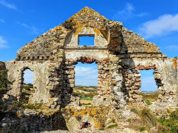 Old ruins against sky