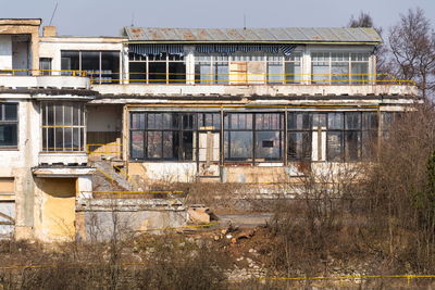 Exterior of old building