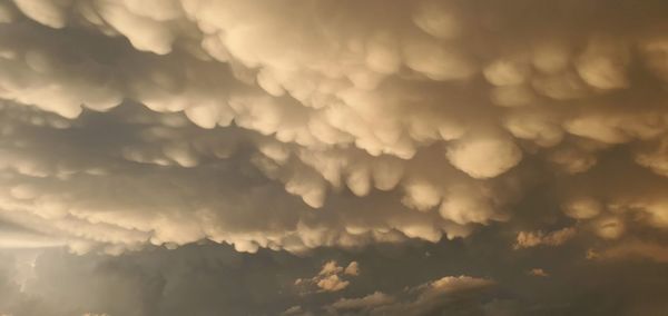 Low angle view of clouds in sky