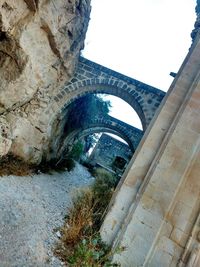 View of bridge against clear sky