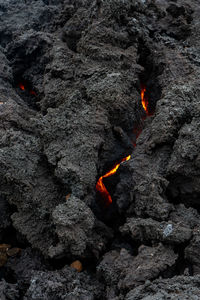 Close-up of rock formations