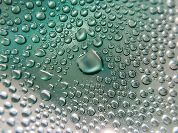 Full frame shot of water drops