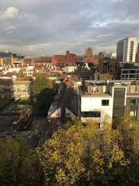 View of cityscape against sky