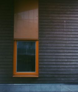 Window on wall of building