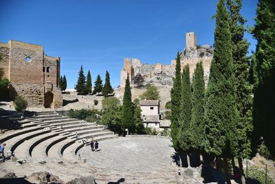 Panoramic view of historical building against sky