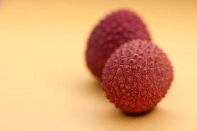 Close-up of fruit on table