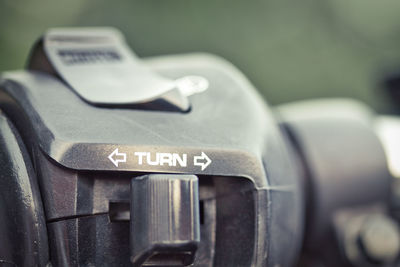 Close-up of vintage car