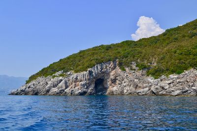 Cove spotted during a boat trip in montenegro