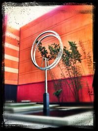 Built structure with trees in background