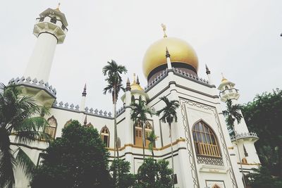 Low angle view of mosque