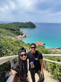 Beautiful panoramic view of perhentian island terengganu, malaysia