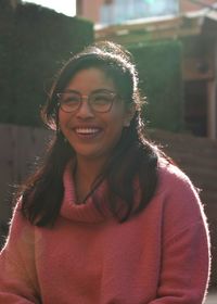 Portrait of a smiling young woman