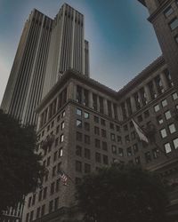 Low angle view of buildings against sky