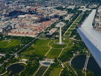 Washington dc view from above